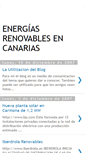 Mobile Screenshot of energiasrenovablesencanarias.blogspot.com