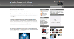 Desktop Screenshot of conlosdadosenlamano.blogspot.com