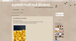 Desktop Screenshot of apiedinudisuldivano.blogspot.com