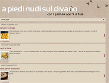 Tablet Screenshot of apiedinudisuldivano.blogspot.com