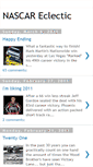 Mobile Screenshot of nascareclectic.blogspot.com