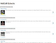 Tablet Screenshot of nascareclectic.blogspot.com