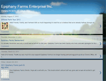 Tablet Screenshot of epiphanyfarmsenterprise.blogspot.com