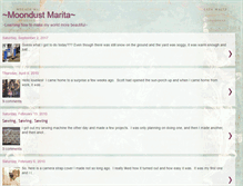 Tablet Screenshot of moondustmarita.blogspot.com