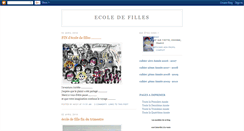 Desktop Screenshot of ecole-de-filles.blogspot.com