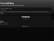Tablet Screenshot of freeccamservers.blogspot.com