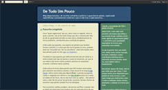 Desktop Screenshot of detudo1pokinho.blogspot.com
