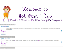 Tablet Screenshot of hotmomtips.blogspot.com