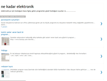 Tablet Screenshot of nekadarelektronik.blogspot.com