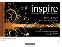 Tablet Screenshot of inspire-photographybykaribortner.blogspot.com