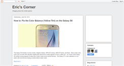 Desktop Screenshot of ericscorner.blogspot.com