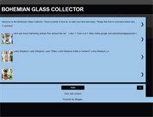 Tablet Screenshot of bohemianglasscollector.blogspot.com
