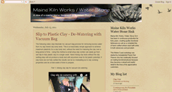 Desktop Screenshot of mainekilnworks.blogspot.com