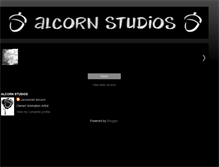 Tablet Screenshot of alcornstudios.blogspot.com