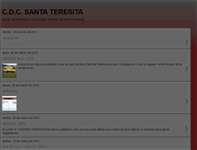 Tablet Screenshot of cdcsantateresitainfantil.blogspot.com