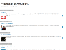 Tablet Screenshot of maragota.blogspot.com