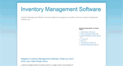 Desktop Screenshot of free-inventory-management-software.blogspot.com
