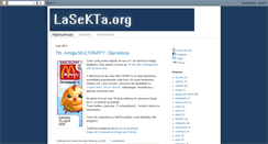Desktop Screenshot of lasektaorg.blogspot.com
