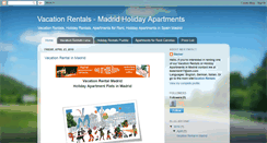 Desktop Screenshot of madridholidayapartments.blogspot.com