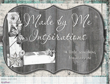 Tablet Screenshot of madebymeinspirations.blogspot.com