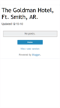 Mobile Screenshot of goldmanhotel.blogspot.com