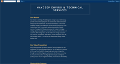 Desktop Screenshot of navdeepenviro.blogspot.com