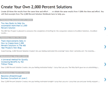 Tablet Screenshot of 2000percentsolutions.blogspot.com