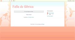 Desktop Screenshot of falladefabrica.blogspot.com