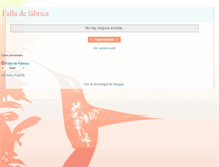Tablet Screenshot of falladefabrica.blogspot.com