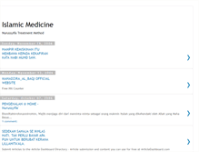 Tablet Screenshot of islamic-medicine.blogspot.com