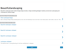 Tablet Screenshot of beautifullandscaping.blogspot.com