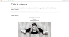 Desktop Screenshot of eltallerdelamaquina.blogspot.com