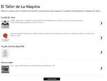 Tablet Screenshot of eltallerdelamaquina.blogspot.com