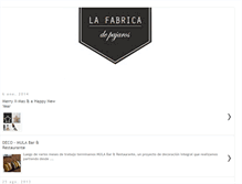 Tablet Screenshot of lafabricadepajaros.blogspot.com