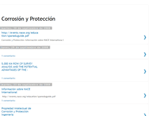 Tablet Screenshot of corrosionyproteccion.blogspot.com