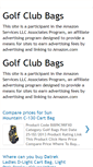 Mobile Screenshot of golfclubbags.blogspot.com