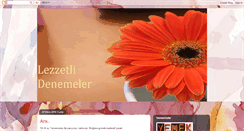 Desktop Screenshot of lezzetlidenemeler.blogspot.com