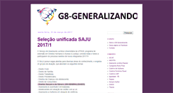 Desktop Screenshot of g8generalizando.blogspot.com
