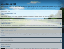 Tablet Screenshot of cookbooks365.blogspot.com