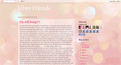 Desktop Screenshot of fabfibrofriends.blogspot.com