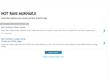 Tablet Screenshot of hotranimukharji.blogspot.com