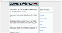 Desktop Screenshot of conversationsetc.blogspot.com