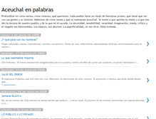 Tablet Screenshot of aceuchalenpalabras.blogspot.com