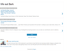 Tablet Screenshot of lifeoutdark.blogspot.com