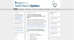 Desktop Screenshot of healthreformupdates.blogspot.com