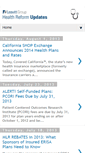 Mobile Screenshot of healthreformupdates.blogspot.com