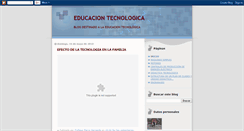 Desktop Screenshot of educaciontecnologicatucuman.blogspot.com