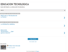 Tablet Screenshot of educaciontecnologicatucuman.blogspot.com