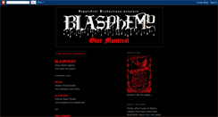 Desktop Screenshot of blasphemymontreal.blogspot.com