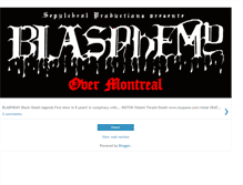 Tablet Screenshot of blasphemymontreal.blogspot.com